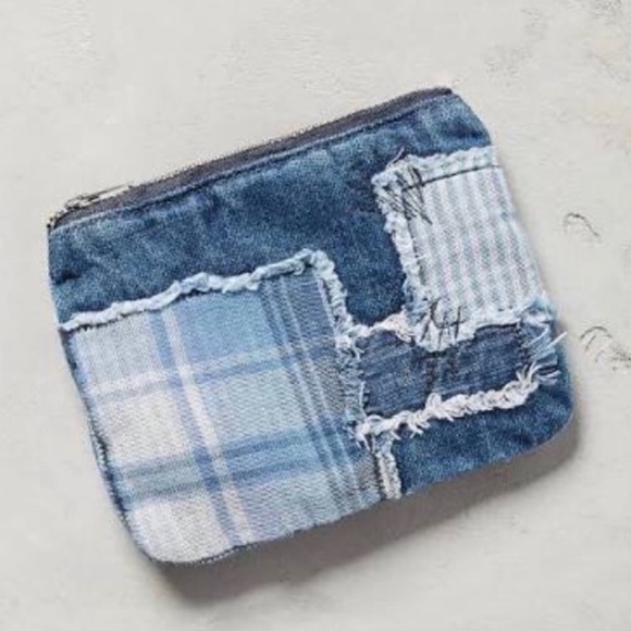 Anthropologie Handbags - Anthropologie cloth + stone Petite Patchwork Pouch